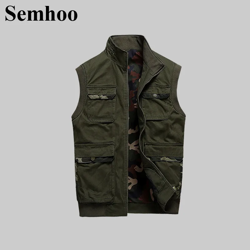 Повседневное Тактический Рабочий жилет жилеты мужской с множеством карманов