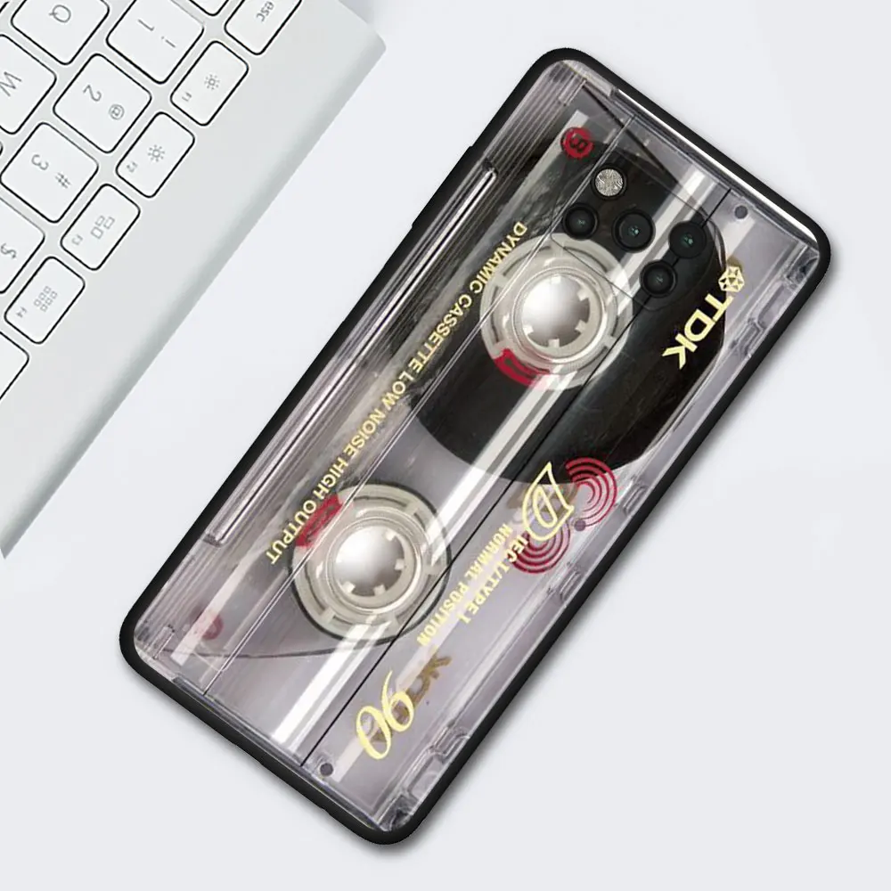 magnetic radio tape cassette soft case for xiaomi mi poco x3 nfc m3 x3 pro f3 gt f1 redmi note 8 9 10 pro 8t 9t 9s phone cover free global shipping