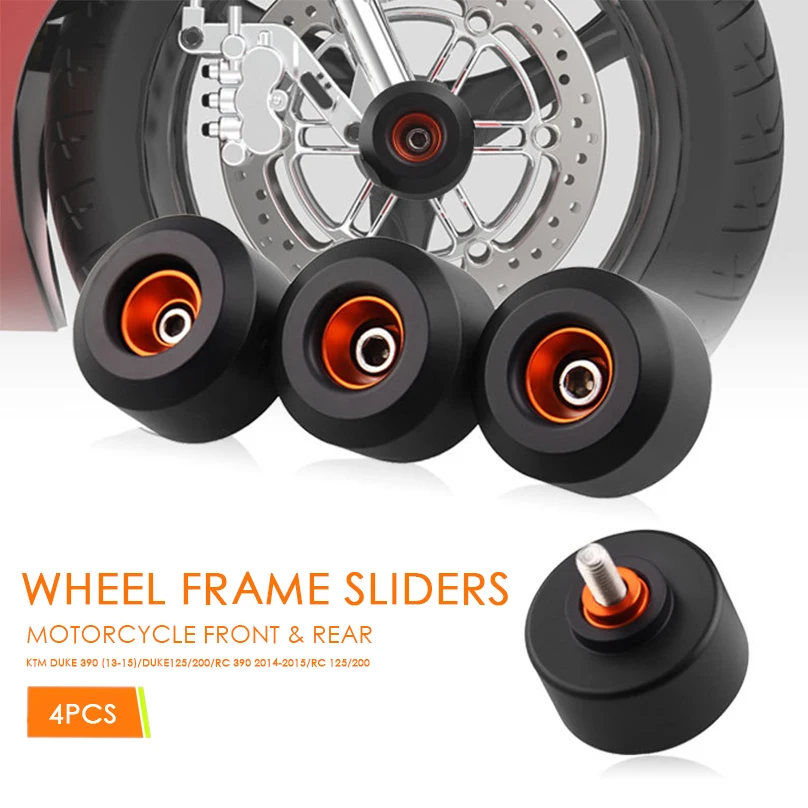 Передняя и задняя рама вилки мотоцикла ползунок защита от ударов для KTM RC 125 200 390