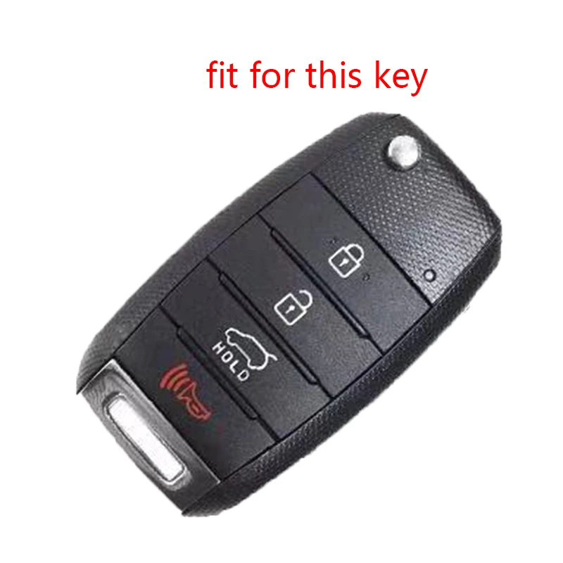 Силиконовый чехол для ключей для Kia Forte Rio Carens Optima Kia Sportage 4/2011/2012/ Sorento Soul Чехлы для ключей от автомобиля чехол
