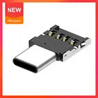 USB 3,1 Type-C адаптер, переходник с разъемом типа C папа-USB на USB мама для планшета, U-диск, телефонный диск, адаптер для Android OTG Flash V0E8