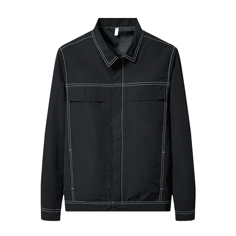 

Jackets Men 2019 Windbreak Vintage Mens Coats Solid Casual Jacket Men Slim Fit Stand Jacket Male Fashion Windbreaker Coat KK3157