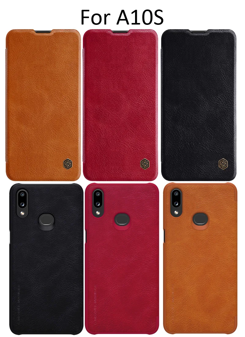 Nillkin Qin кожаный чехол-книжка с откидной Чехол Крышка для samsung Galaxy M20 M30 A30 A50 A70 M10 A40 A10 A60 A20 A20e