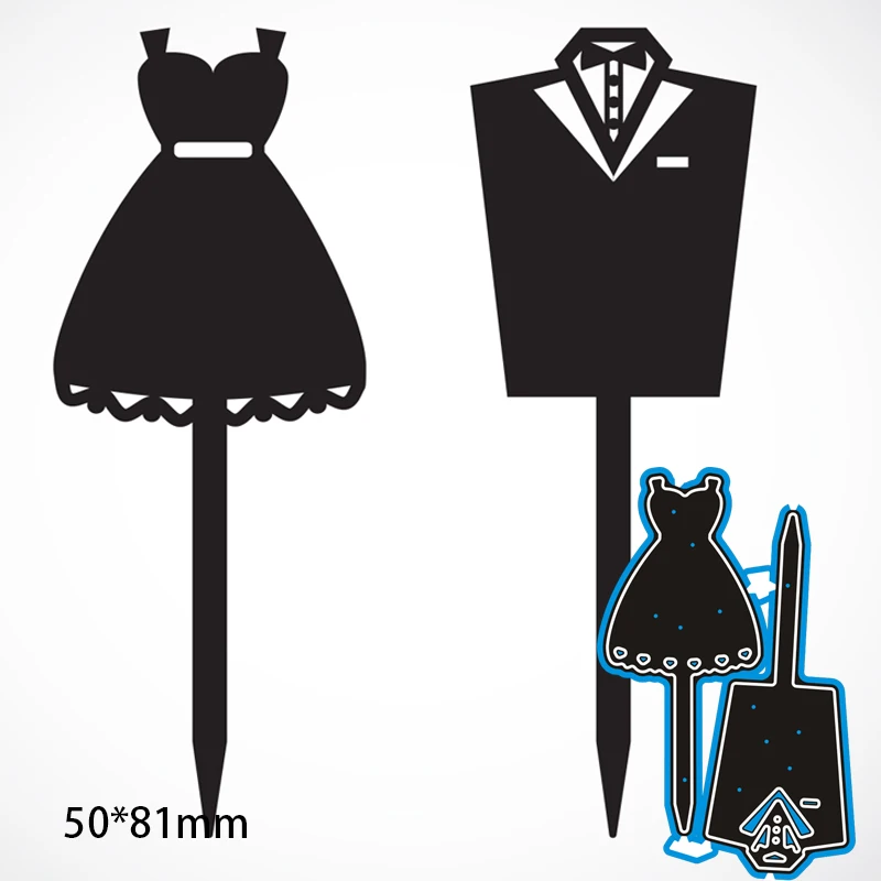 Штампы для вырезания юбка и костюм металлические штампы трафарет сделай сам