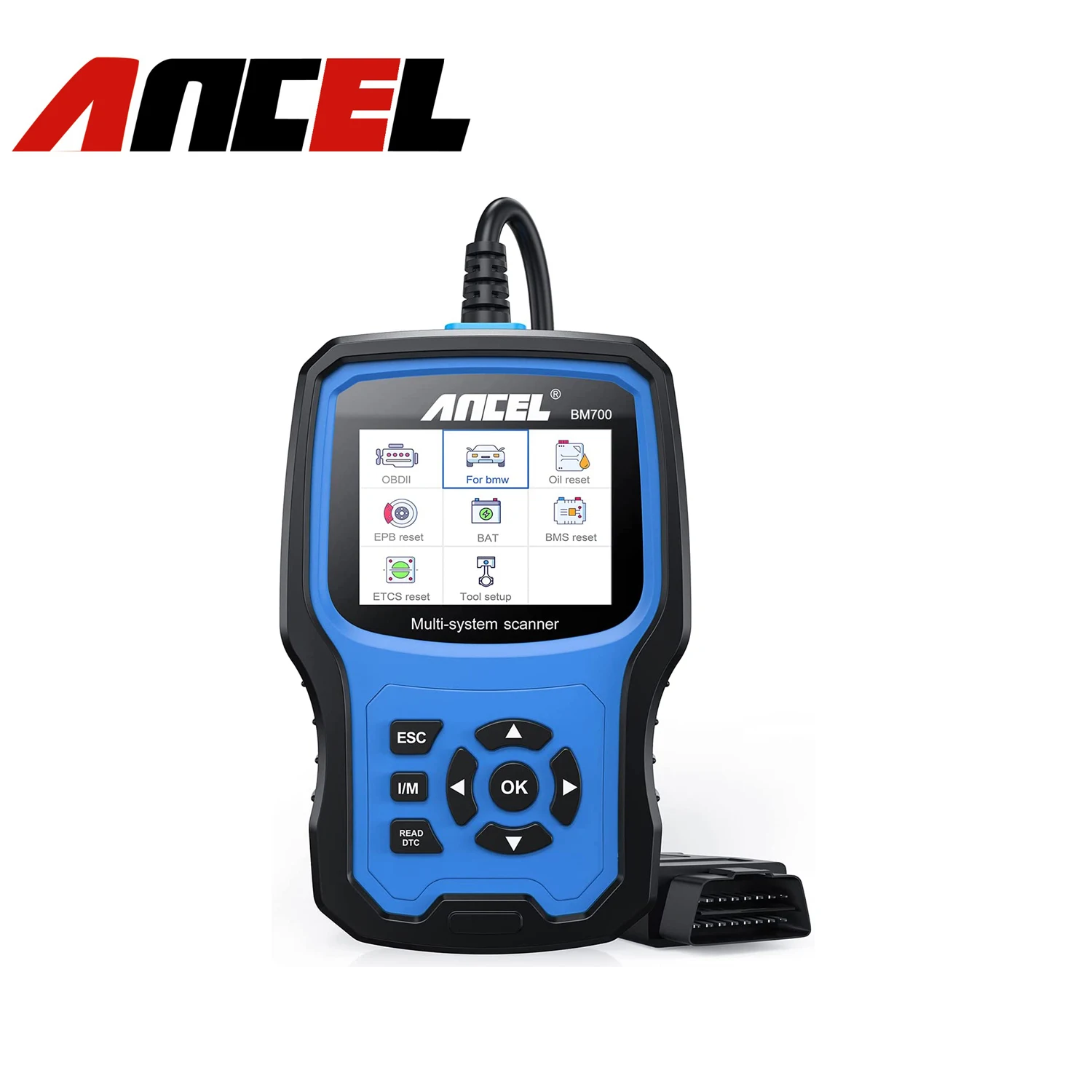 Диагностический сканер ANCEL BM700 для автомобилей BMW OBD II устройство считывания кодов