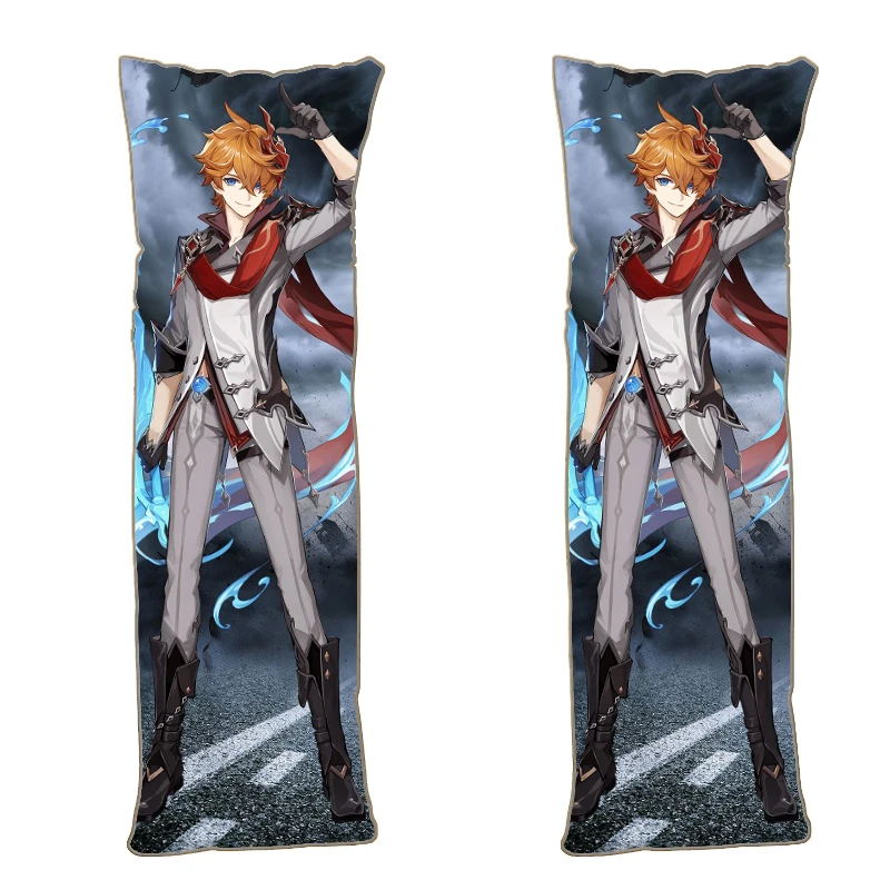 

Anime Dakimakura Body Pillow Case Genshin Impact Tartaglia cover decorative pillowcases home decoration 150x50cm