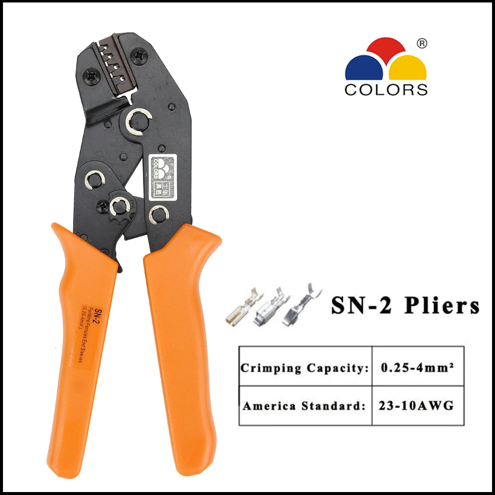 

FASEN SN-2 non-insulated tabs and receptacles C3,2.54,3.96 terminal mini european style crimping pliers fasen tools