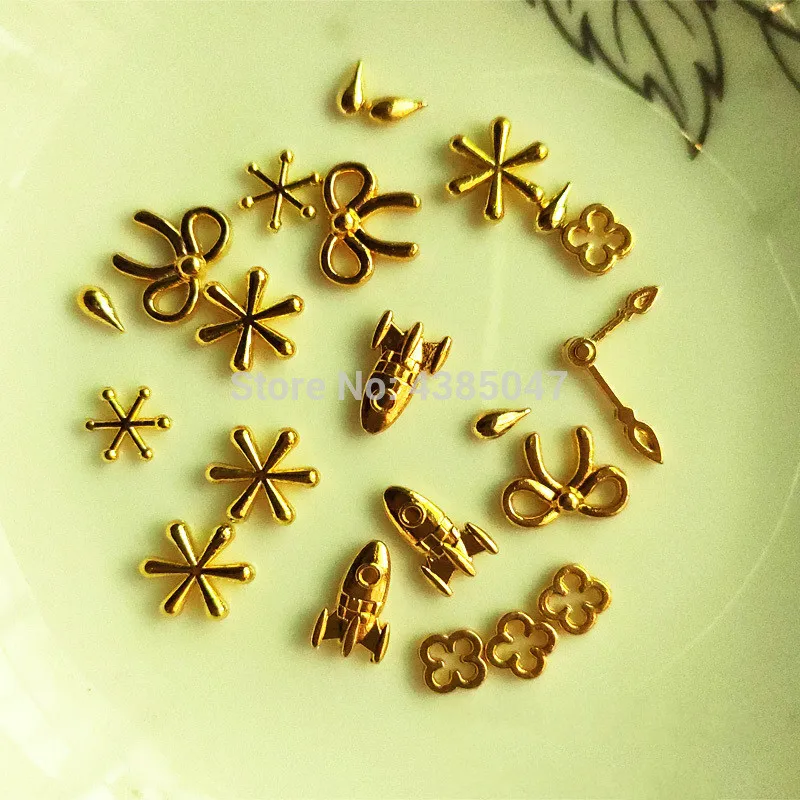 20 шт./лот цветок капля корабль наполнение ободок подвеска на металлическом