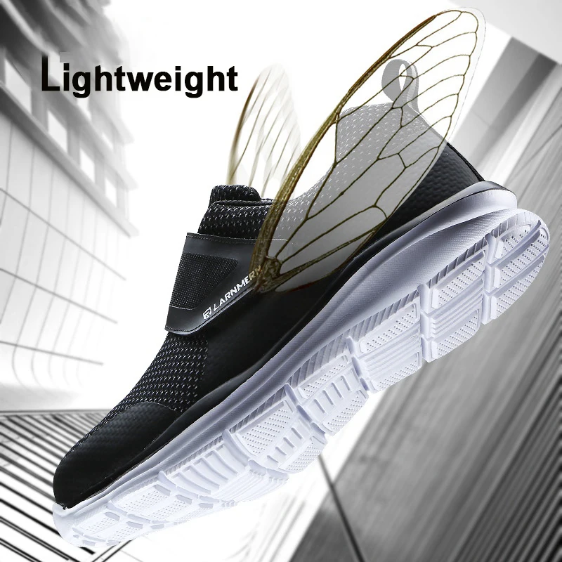 LARNMERN/Мужская Безопасная рабочая обувь со стальным носком для мужчин Легкая