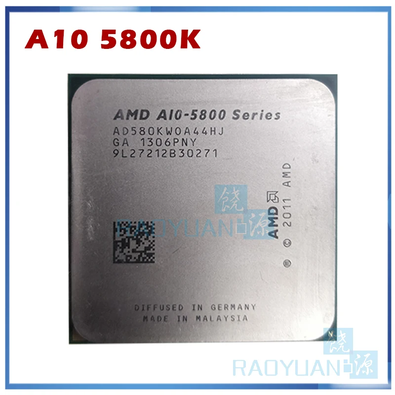 AMD A10 Series 5800 5800K Quad Core Процессор процессор AD580KWOA44HJ гнездо FM2|socket fm2|cpu processora10 5800k |