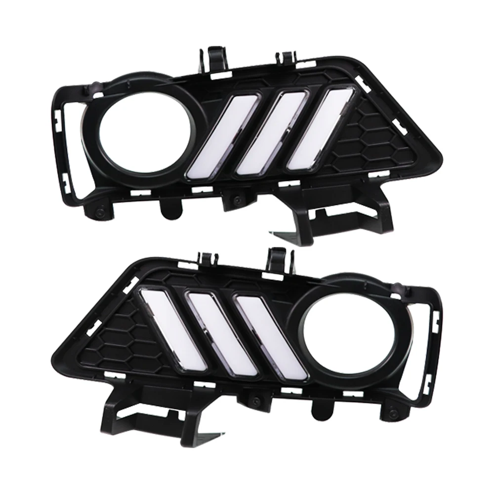 Автомобильные мигающие дневные ходовые огни для BMW F30 3 серии 2018 2019 светодиодный DRL