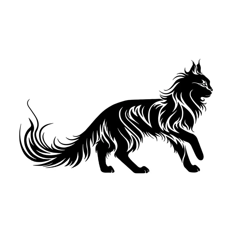 

Nice Cool Cat Car Sticker Vinyl Auto Accessories Car Window Car Styling Decal PVC 9cmx15cm Cover Scratches Waterproof