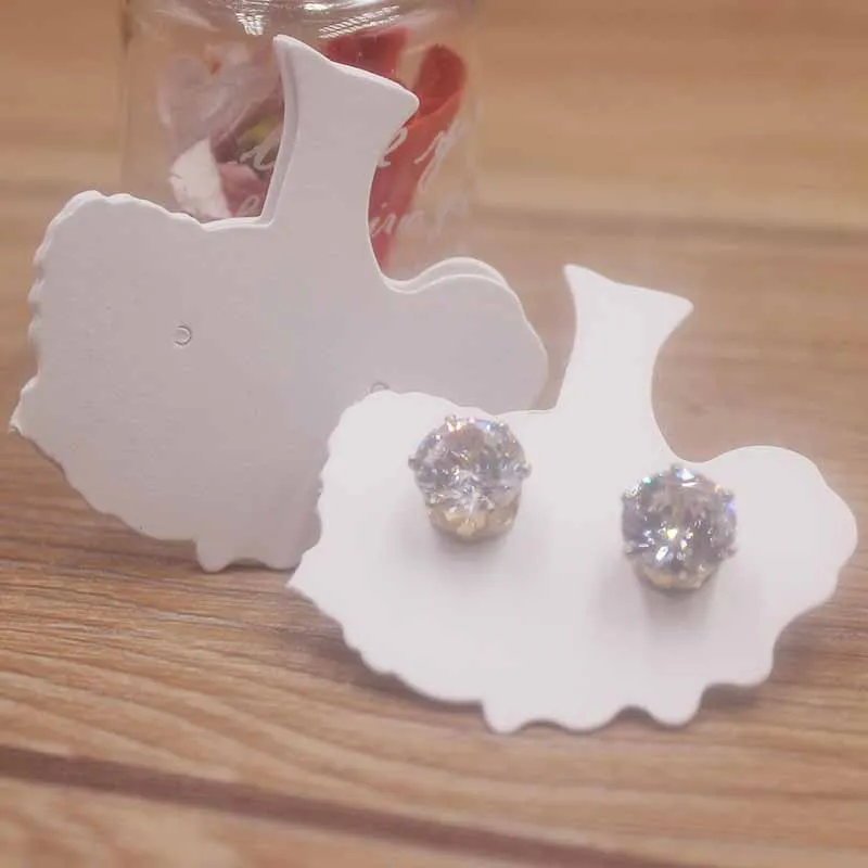 Модные ювелирные изделия в форме кота/дерева/ананаса милая бирка для сережек