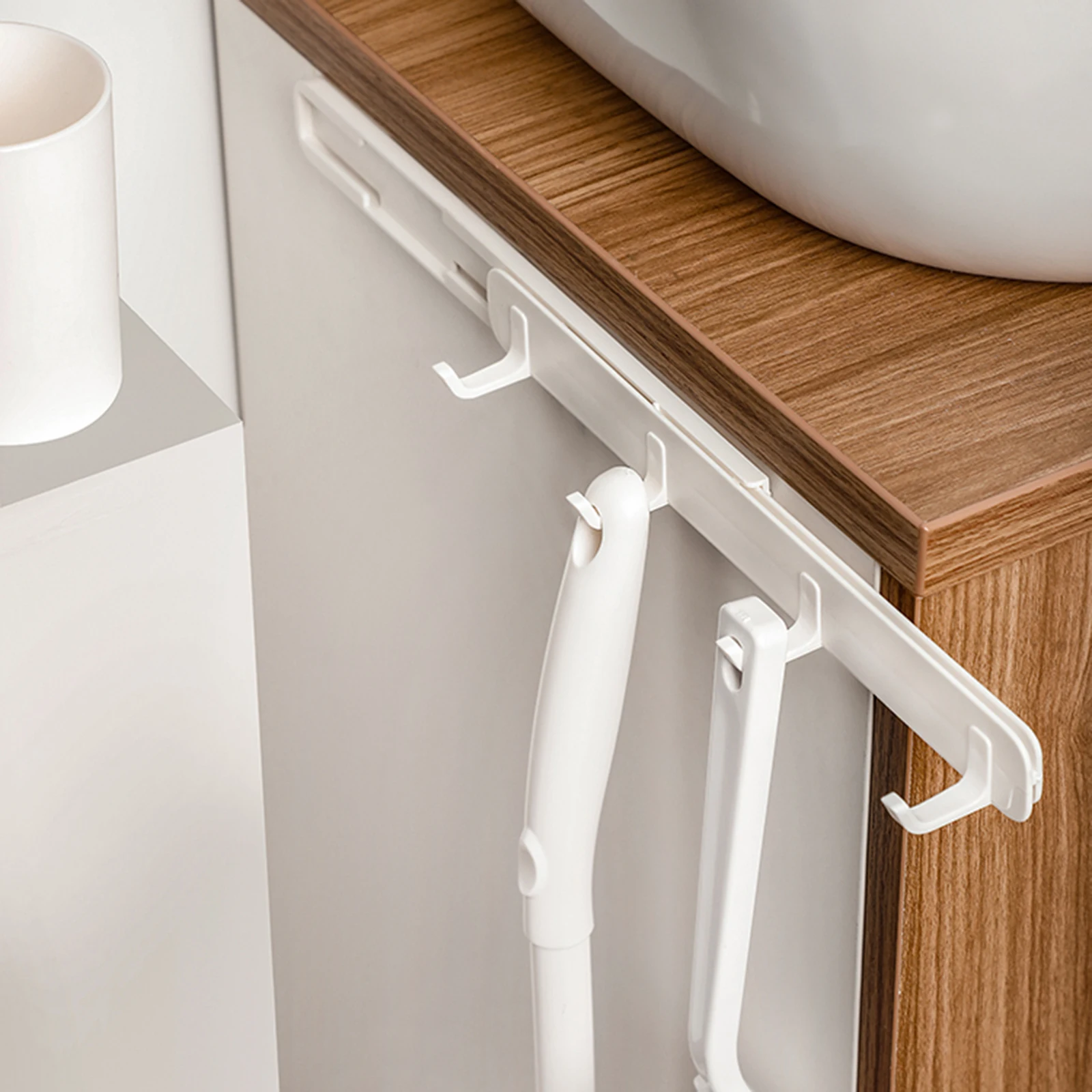 

Retractable Hook Storage Rack Hooks Multi-Hooks Quality Hips Punched-Free Side Sticky Household Kitchen Accessories Wall Hanger