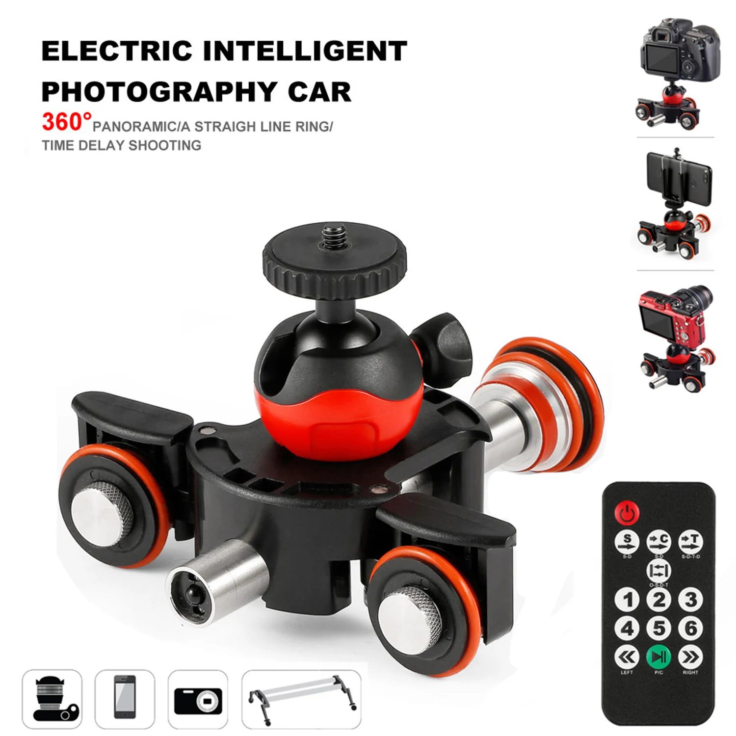 

Тележка с дистанционным управлением LENSGO Rail Systems Camera Video Track Dolly