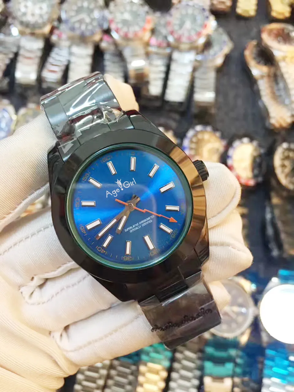 Часы наручные мужские автоматические роскошные механические простые из