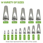 14 шт., силиконовые насадки-аппликаторы из нержавеющей стали