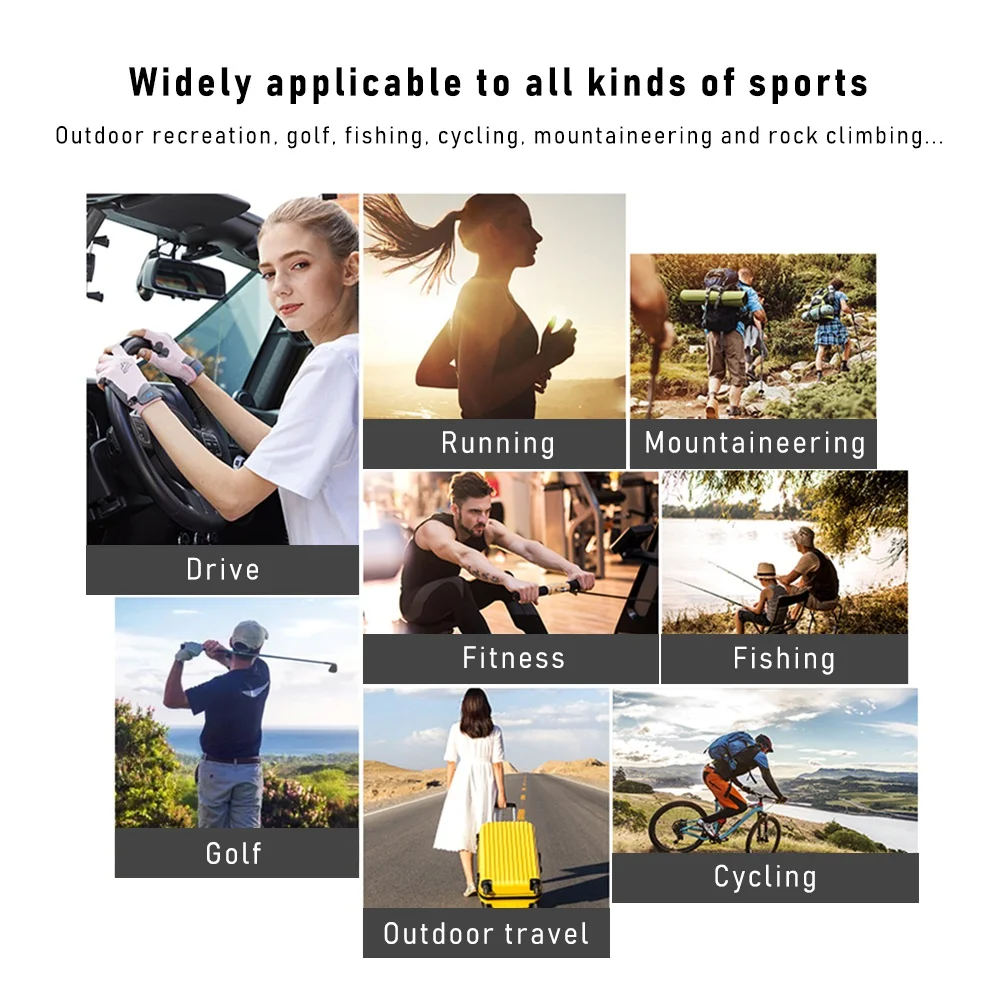 

Cycling Anti-Slip Anti-Sweat Men Women Half Finger Gloves Breathable Anti-Shock Sports Gloves Bicycle Riding Glove