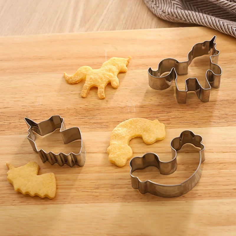 

3Pcs Cookies Cutter Frame Sugar Biscuit Mold DIY Cake Decoration Tools Fancy Stainless Steel Cookie Mold Kitchen Baking Tools