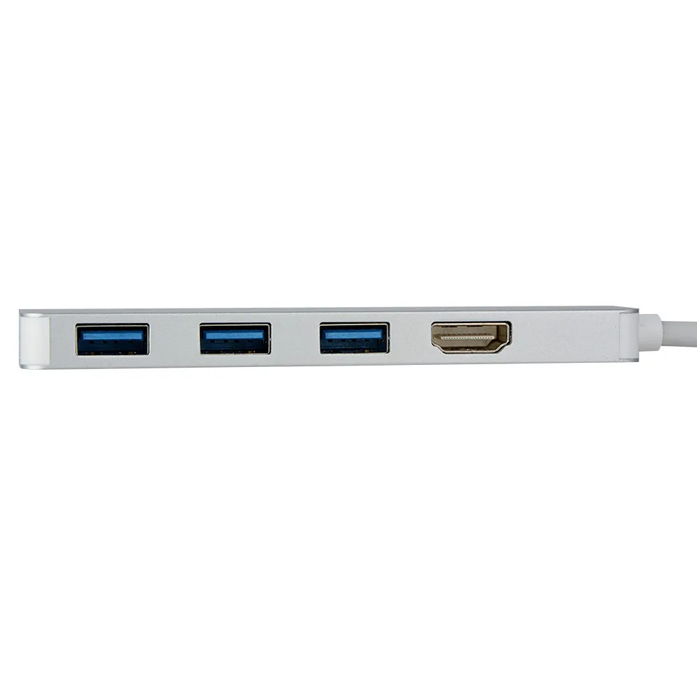 Концентратор Ouhaobin 4 в 1 концентратор Type-C USB 3 0 адаптер типа C к 4K HDMI 3x