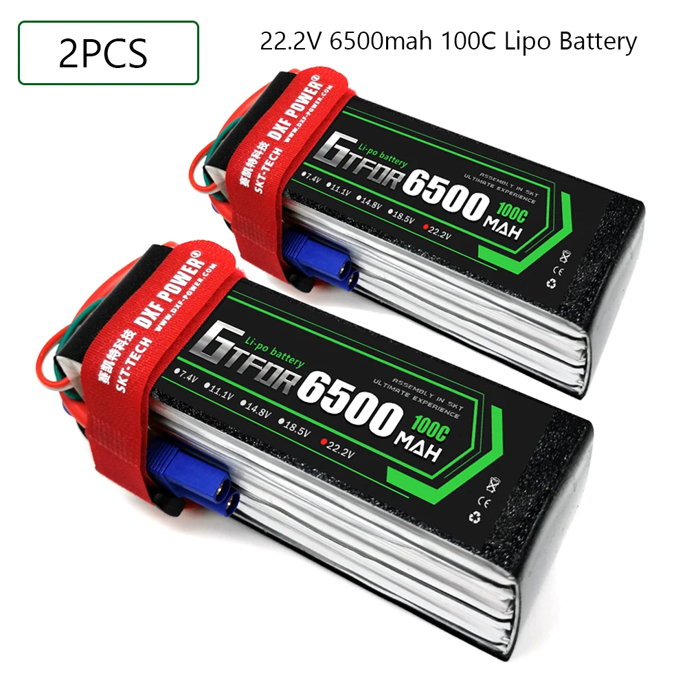 GTFDR 6S 22 2 V 6500mAh 100C 200C Lipo батарея XT90 XT60 T Deans EC5 для FPV Drone самолеты автомобиль лодка
