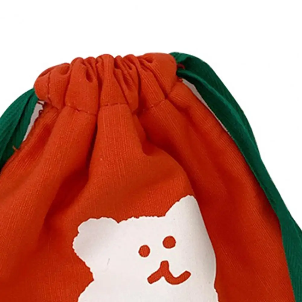 

Storage Pouch Multi-purpose Bear Print Multi-color Drawstring Storage Gift Wrapping Bags for Outdoor
