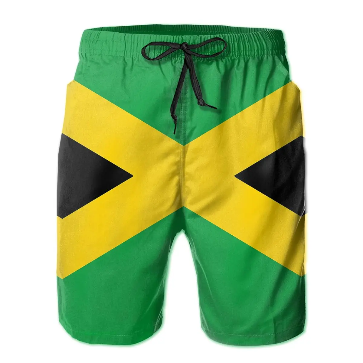

Beach Breathable Quick Dry Cool R333 Basketball Jamaica Colors (Horizontal) Hawaii Pants