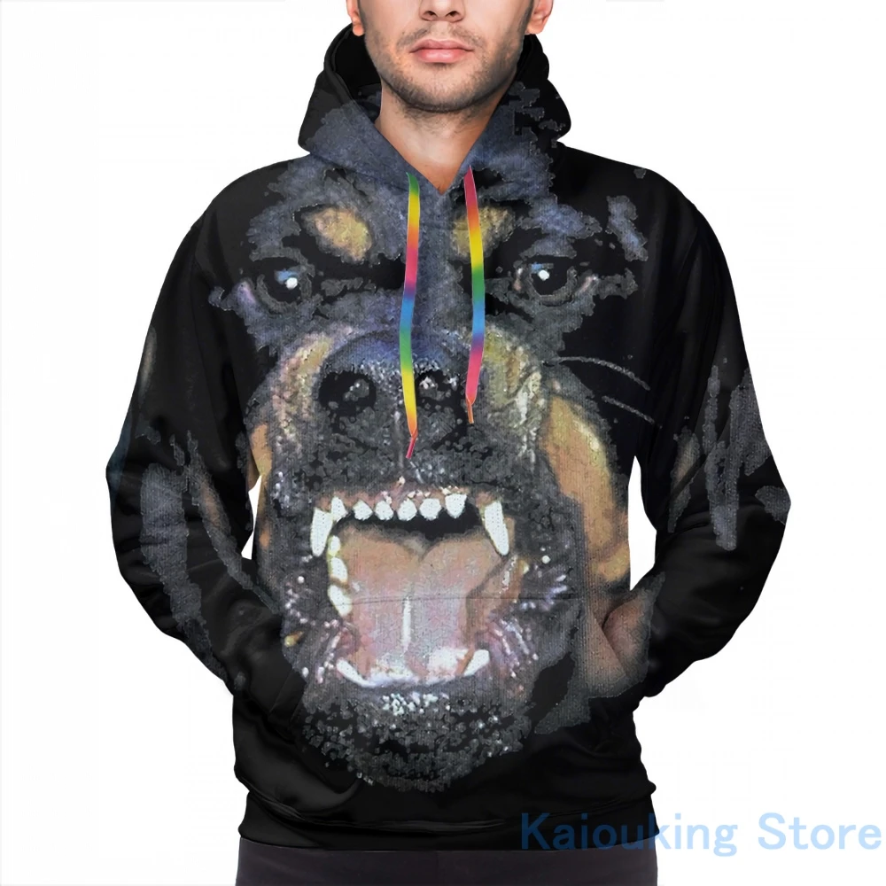 Мужские толстовки свитшоты для женщин забавные ротвейлера (2) напечатайте