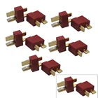 Комплект разъемов Deans 100 шт.лот Т для радиоуправляемых LiPo-аккумуляторов, вертолетов, мужскиеженские клеммы, разъемы, набор в ассортименте