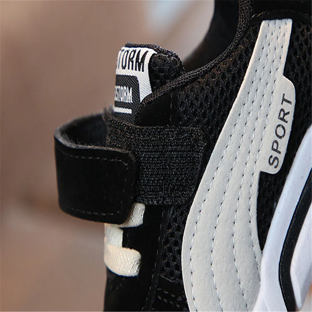 Кроссовки детские дышащие на плоской подошве для мальчиков и девочек | Детская