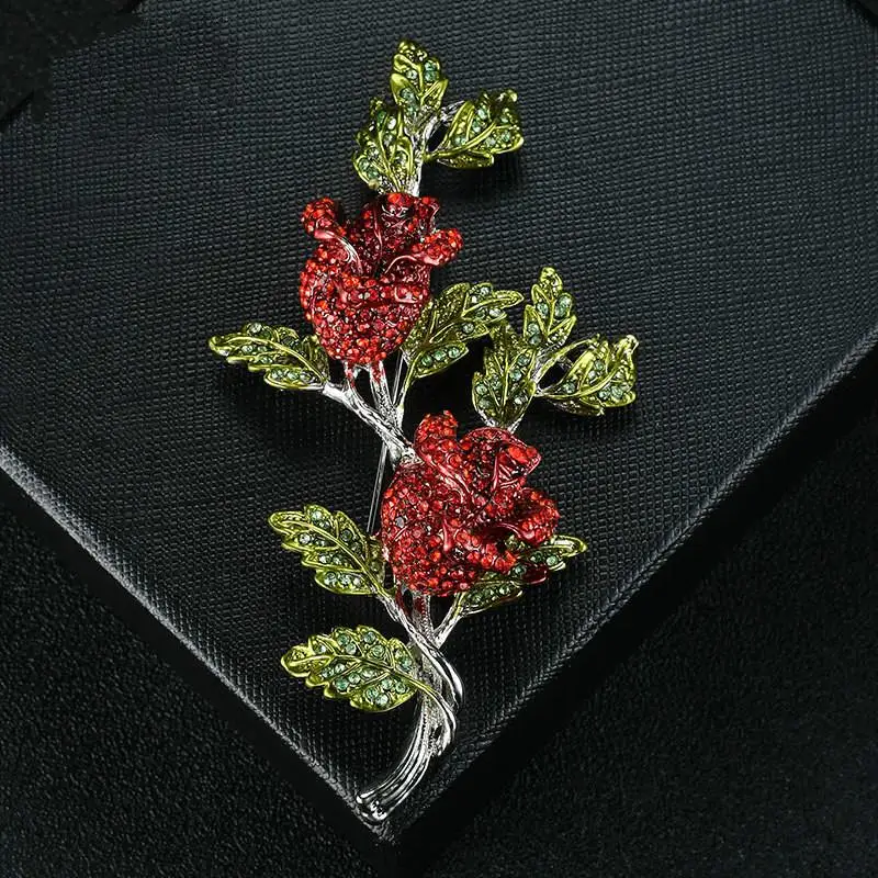 Новая модная брошь ювелирные изделия изысканная в виде растения булавка