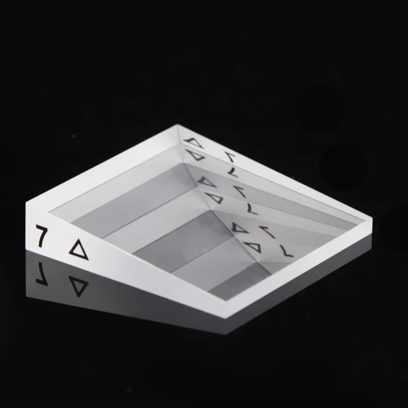 

Prism 7 Degree 40mm High-precision Ophthalmic Strabismus Correction Rhomboid Prism Wedge Optical Glass Block Right-angle Prism