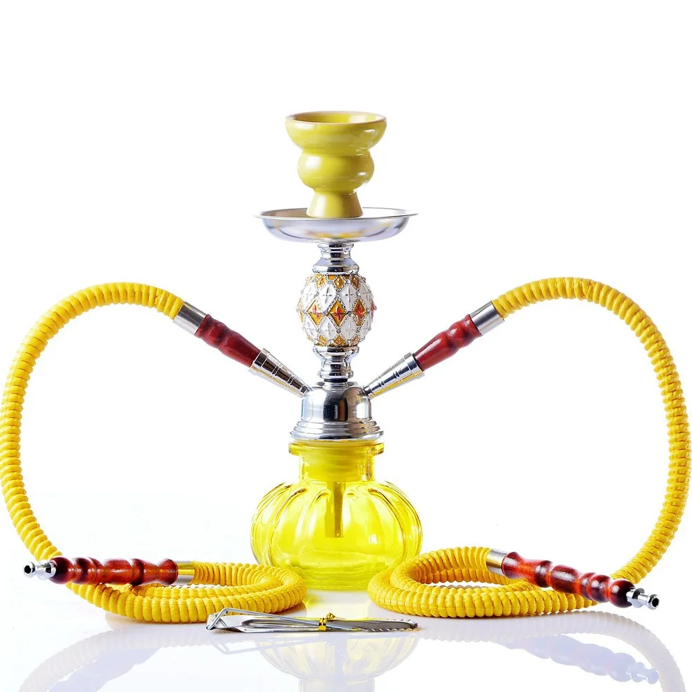 

Arabian Water Pipe Set Double Pipe Pipe Finished Portable Travel Water Pipe