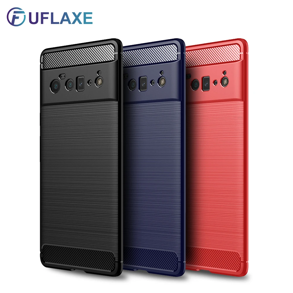 

UFlaxe Luxury Soft Silicone Case for Google Pixel 6 Pro 4a 5G Shockproof Ultra-thin Cover Pixel 5 5a 4 XL