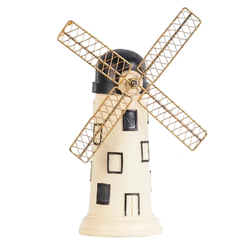 

Dutch creative windmill bookshelf Trinket living room decoration Nordic clothing store Cabinet Bookcase decoration