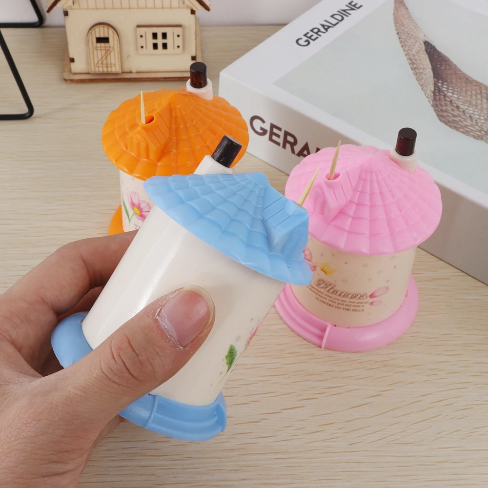 1 шт. в форме дома автоматическая подставка для Зубочисток контейнер бытовой стол