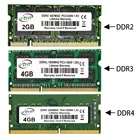 DDR2 DDR3 DDR4 8 ГБ 4 ГБ 16 ГБ 1600 2400 2666 2133 3200 DDR3L 204Pin SODIMM оперативная память для ноутбука DDR2 DDR3 RAM 260PIN RAM ddr4 8 Гб