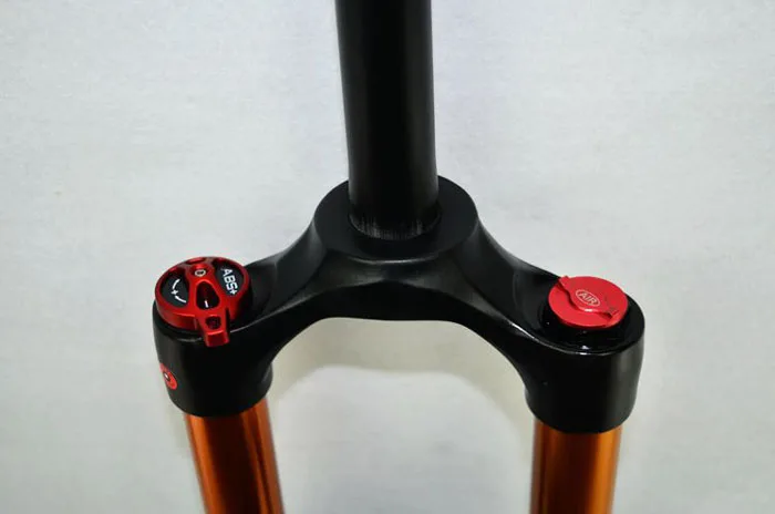 Пневматическая вилка Pasak Mtb 2" 27,5" 2" Золотая трубка 1 1/8" подвесная линия для горного велосипеда с дистанционным управлением RL HL