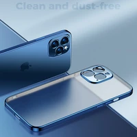 case for iphone 11 12 pro max 7 8 6 6s plus mini luxury plating transparent soft case for xr x xs max se 2020 cover iphone