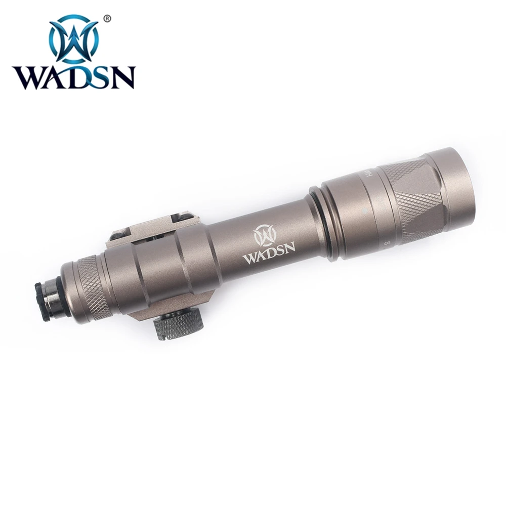 WADSN Softair Flashlight M600W With Dual Function Tape Switch KM2-A Lamp Module Strobe M600 Airsoft Torch WD04011 Weapon Lights