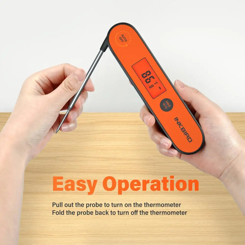 

Inkbird IHT-1P Digital Meat Thermometer Kitchen Utensils Waterproof Rechargeable Cooking Kitchen Accessories Gadget BBQ Grill