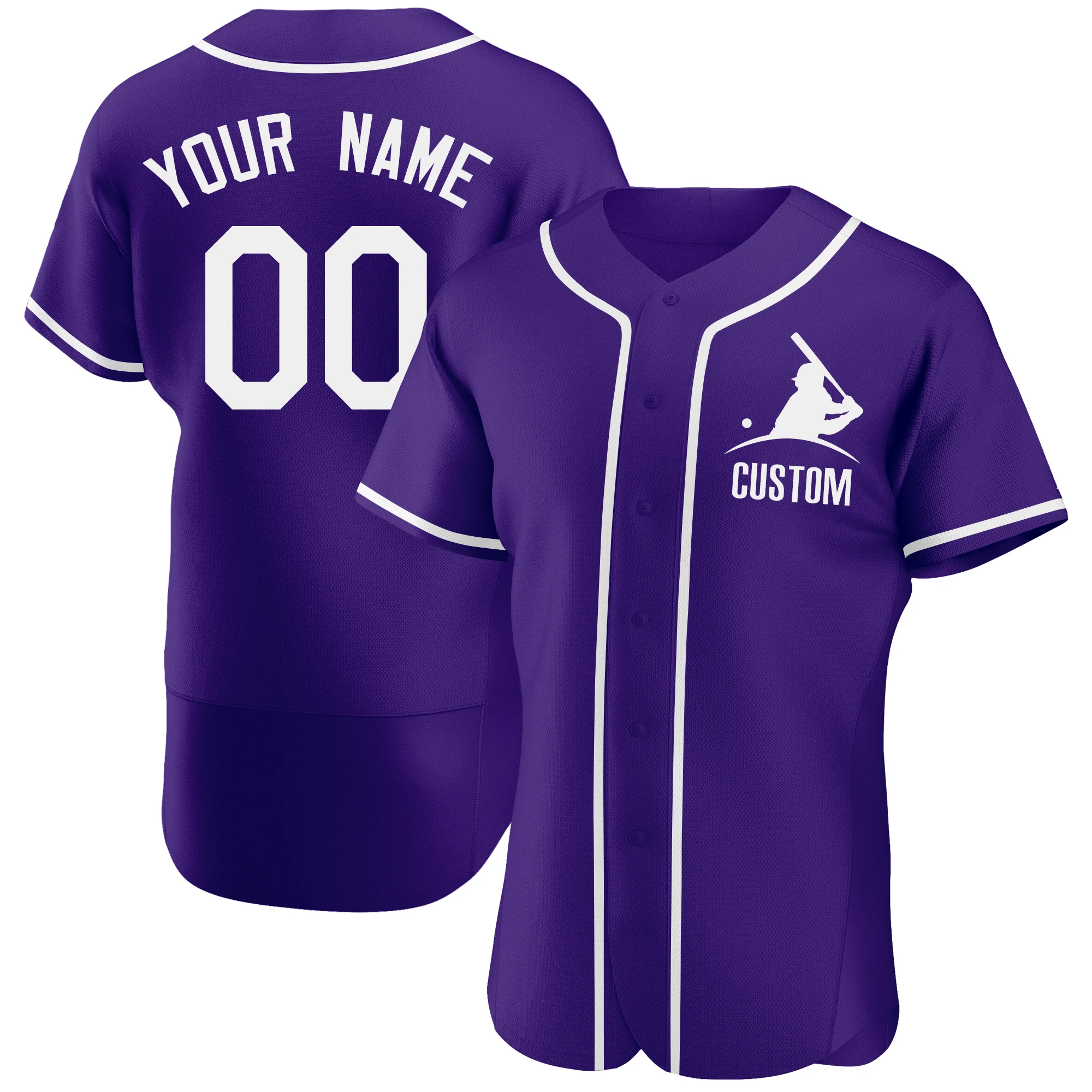 Custom Baseball Jersey Full Sublimated Name&Numbers&Logo Make Your Own Breathable Hip Hop Sportswear for Adults/Kids Best Gift