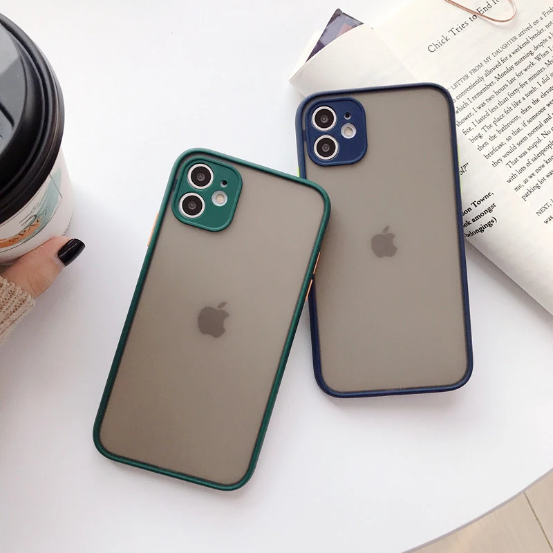 Матовый чехол для samsung Galaxy S20 Plus Ultra S10 S9 S8 Note 10 9 8 жесткий прозрачный из