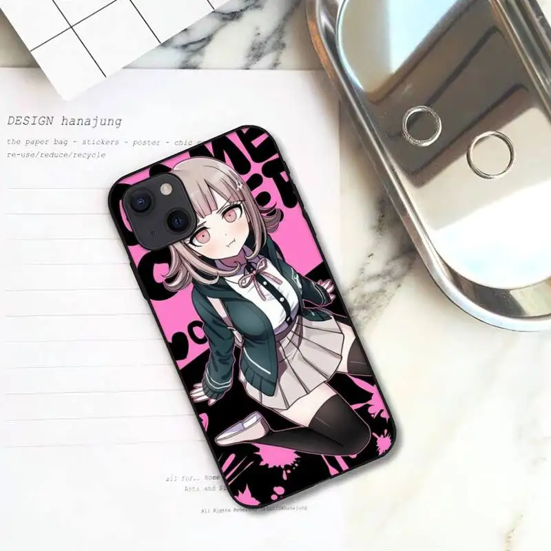 Чехол для телефона RUICHI Chiaki Nanami Danganronpa с рисунком аниме iPhone 11 12 Mini 13 Pro XS Max X 8 7 6s Plus 5 SE