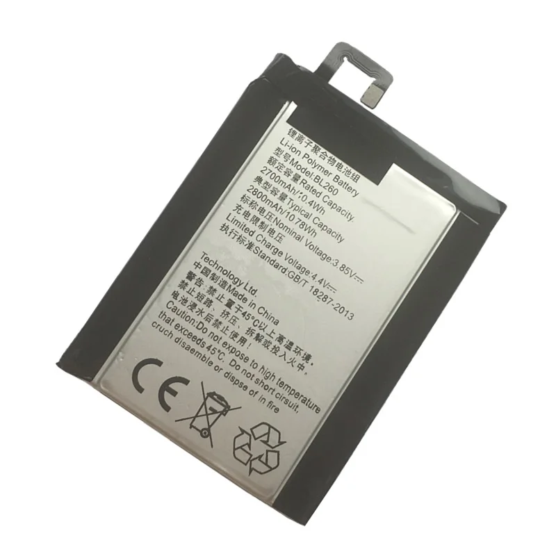 

BL260 3950mAh Battery for Lenovo VIBE S1 Lite S1La40 Batteries