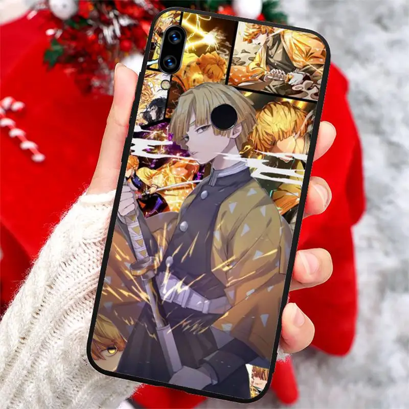 

Agatsuma Zenitsu anime manga demon slayer high quality Phone Case coque For Xiaomi Redmi note 7 8 9 t k30 max3 9 s 10 pro lite