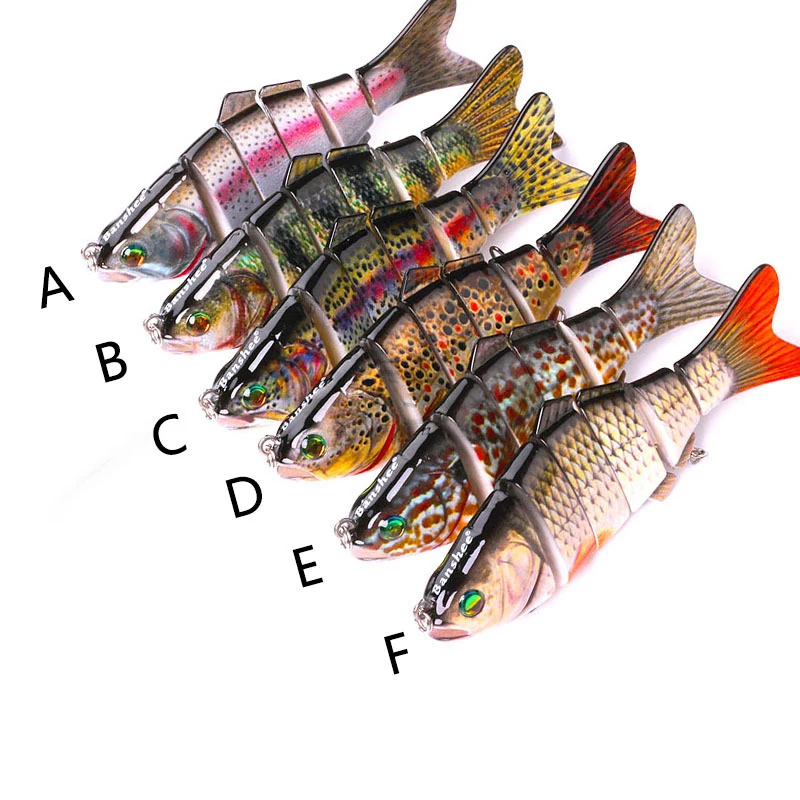 1 шт. многосекционная приманка шарнирная плавающая воблеры искусственная