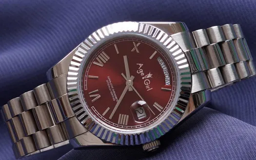 

Classic New Men Daydate Silver Rose Gold Green Red Blue Automatic Mechanical Stainless Steel Sapphire Rome Watch AAA+ 41MM