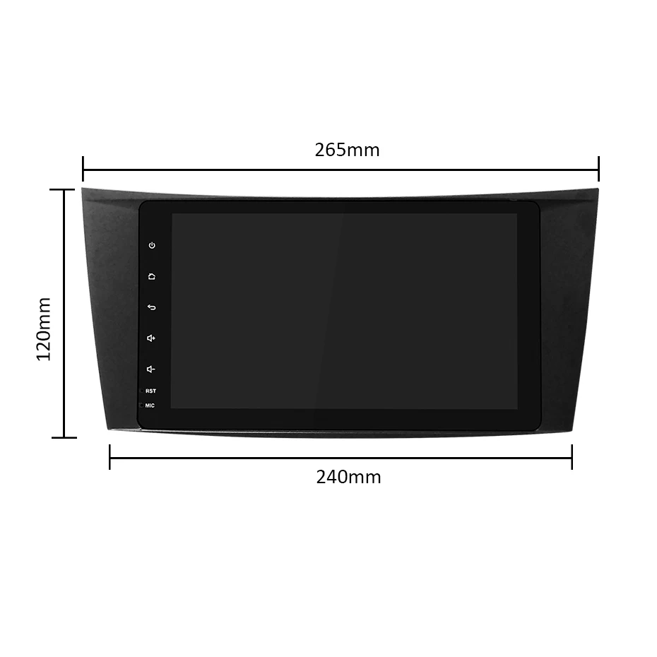 " DSP ips Android 9,0 4G 64G Автомобильный gps для Mercedes Benz E-class W211 E200 E220 E300 E350 E240 E270 E280 W219 без dvd-плеера