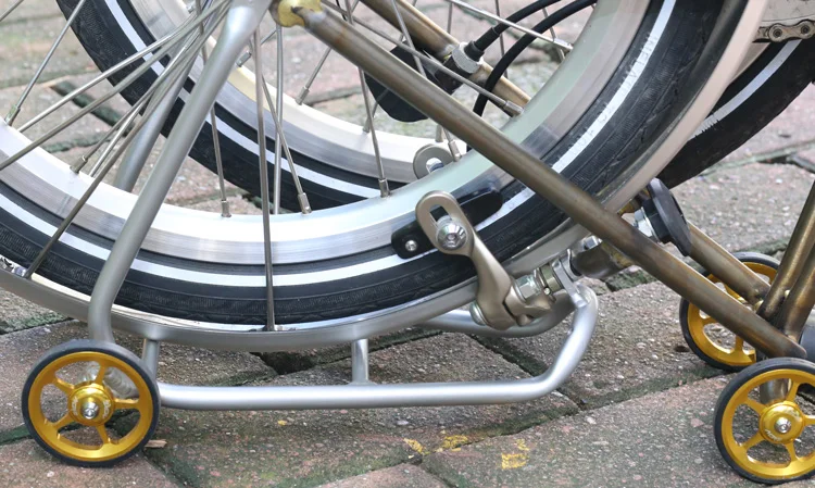 Велосипедные стойки для Brompton складная велосипедная задняя стойка из